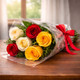 Forever Bright Smile Roses Bouquet