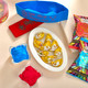 Baby Gujhiya with Happy Holi Cap and Herbal Gulal