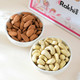 Golden Lotus Rakhi With Dry Fruits