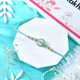 Aqua Honeycomb Designer Rakhi