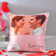 Romantic Combo of Love Personalized Photo Cushion and Mug -For USA