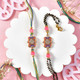 Elegant Bhaiya Bhabhi Rakhi Set with Sweet & Chocolate