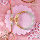 Elegant Bhaiya-Bhabhi Rakhi Set with Rasgulla & Dryfruits