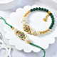 Bhaiya Bhabhi Rakhi Set with Kaju Katli Sweet and Cashew