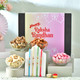 Finest Four Rakhi with Four Flvourful Dry Fruits