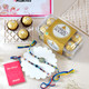 Charming Raja Rani Rakhi With Ferrero Rocher