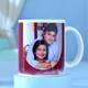 Personalized Photo Cushion and Mug Rakhi Gift for Bhaiya Bhabhi