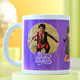 Rakhi Gift of Insane Moment Personalized Photo Mug with Lindt Extra Creamy Chocolates