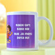 Rakhi Gift of Insane Moment Personalized Photo Mug with Lindt Extra Creamy Chocolates