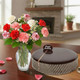 Chocolate Mud Cake With Carnations