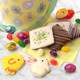 Easter Basket for Kids with Chocolate Bunny, Cookies, Jelly Beans & Gummies