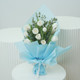 White Elegance Tulips Bouquet