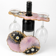 Luxury Wine Glass Holder & Coaster Set