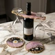 Luxury Wine Glass Holder & Coaster Set