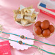 Elegant Rakhi Set with Sweets Hamper