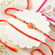 Divine Om & Braided Thread Rakhi Set