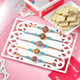Five Designer Rakhi With Kaju Katli