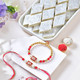 Imperial Red Bhaiya Bhabhi Rakhi With Kaju Katli