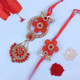 Royal Designer Bhaiya Bhabhi Rakhi With Almonds & Cashews