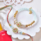 Exquisite Bhaiya Bhabhi Meenakari Rakhi Set with Kaju Katli