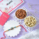 Beautiful Peacock Rakhi with Assorted Dryfruits