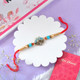 Beautiful Peacock Rakhi with Kaju Katli