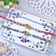 Pack of 4 Designer Rakhis with Baklawa Sweet
