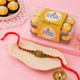 Rocher Chocolate with Traditional Stonework Rakhi