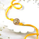 Designer Rakhi with Lindt Chocolate and Cashew Combo