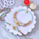 Rudraksha Rakhi with Royal Bhaiya Bhabhi Rakhi