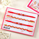 Premium Red & Gold Rudraksha Rakhi Set