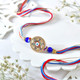 Premium Evil Eye Designer Rakhi with Multicolor Threads