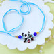 Personalized Mug with Panda Kids Rakhi & Silk Chocolates