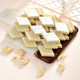 Hand Crafted White Beads Rakhi With Kaju Katli