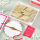 Rajasthani Style Rakhi With Kaju Katli