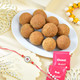 Sacred Khanda Sahib Rakhi with Besan Ladoo