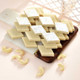 Saffron Rudraksh Rakhi With Kaju Katli