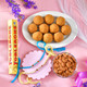 Two Hand Crafted Rakhi Celebration Hamper