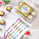 Five Classic Rudraksh Rakhi With Ferrero Rocher