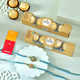 Designer Flower Green Rakhi Set with Ferrero Rochers
