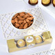 Om Rakhi Set with Almond & Ferrero Rocher
