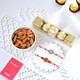 Om Rakhi Set with Almond & Ferrero Rocher