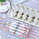 Five Vibrant Mosaic Rakhi Set with Kaju Katli