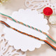 Handcrafted Rakhi Duo and Soan Papdi Mithai