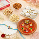 Ganesha Blessings Sweet & Dry Fruit Rakhi Hamper