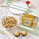 Twin Rakhi with Ferrero & Pistachios