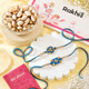 Set of 2 Designer Kundan Rakhi with Pistachio