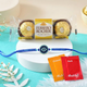 Classic Blue Rakhi Ferrero Delight
