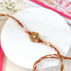 Elegant Single Rakhi with Bombay Halwa