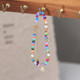 925 Sterling Silver Multicolor Shell Pearl Beaded Bracelet